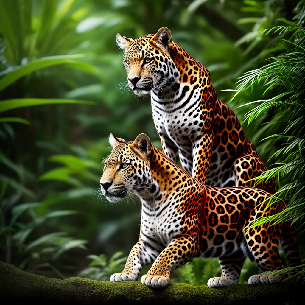 Fotos jaguar simbolo jungla musculos poderosos