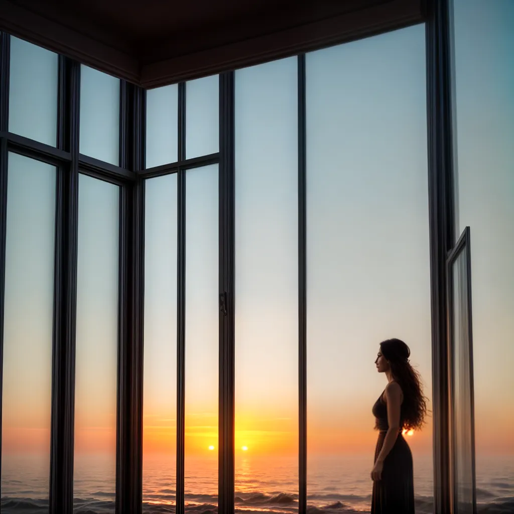 Vitrificação de sonhos: O que significa sonhar com vidraça? 2 Fotos janela por do sol sonhos
