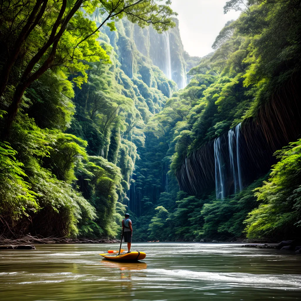 Fotos jangada rio natureza aventura
