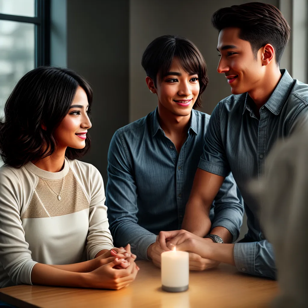 Descubra o que significa sonhar com encontro romântico 3 Fotos jantar casal sorriso maos