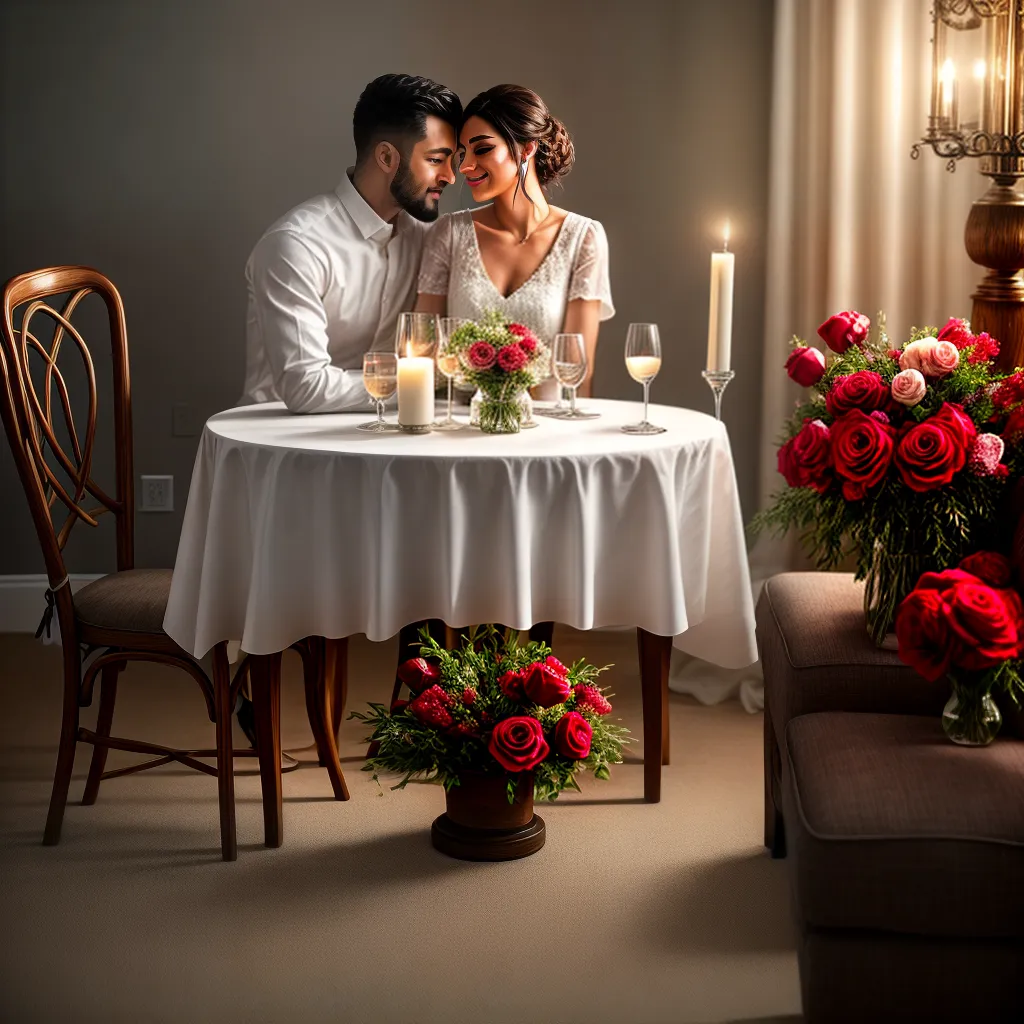Fotos jantar luz velas vinho rosas amor