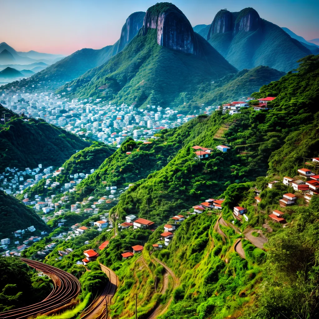 Descubra o Significado de Sonhar com a Cidade de Japeri 4 Fotos japeri por do sol trem natureza