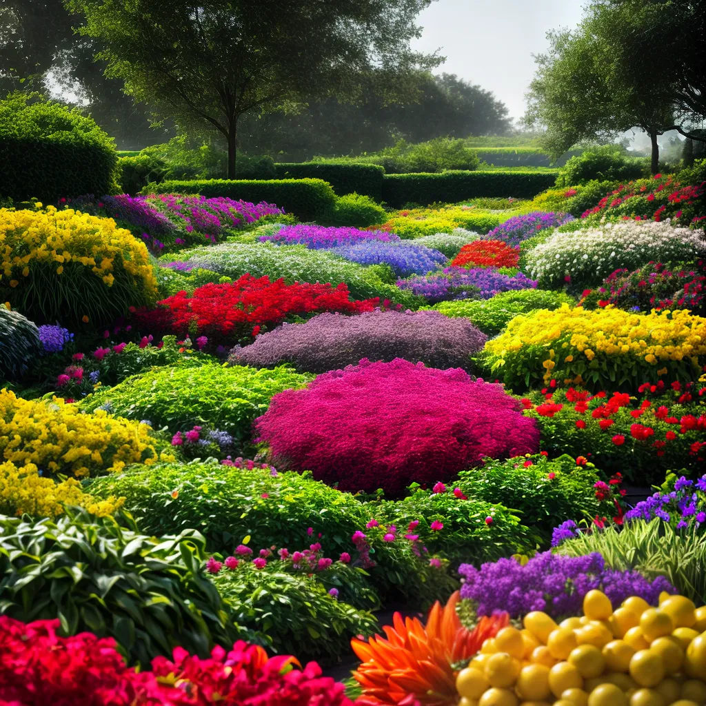 Fotos jardim abundancia frutas legumes cores