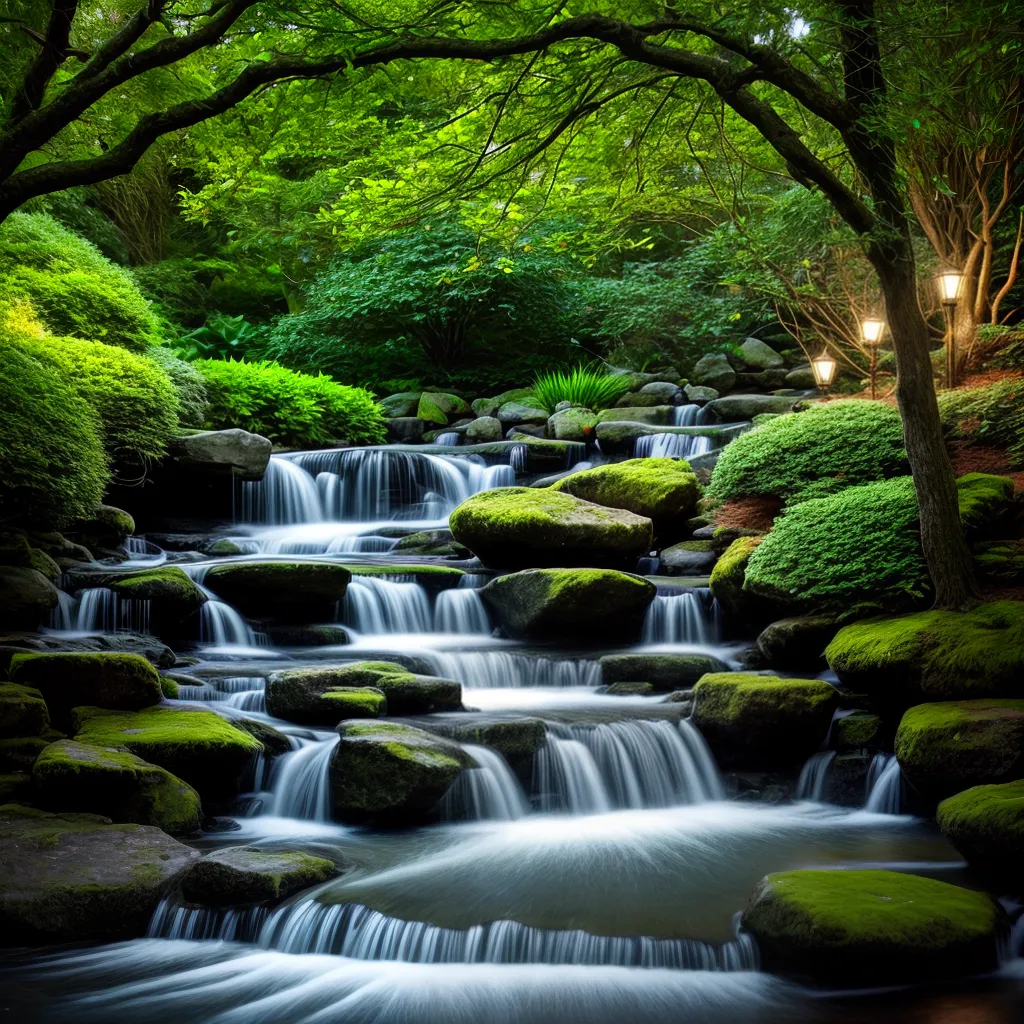 Paisagismo dos sonhos: criando um jardim mágico 4 Fotos jardim caminho pedra luzes flores romantico
