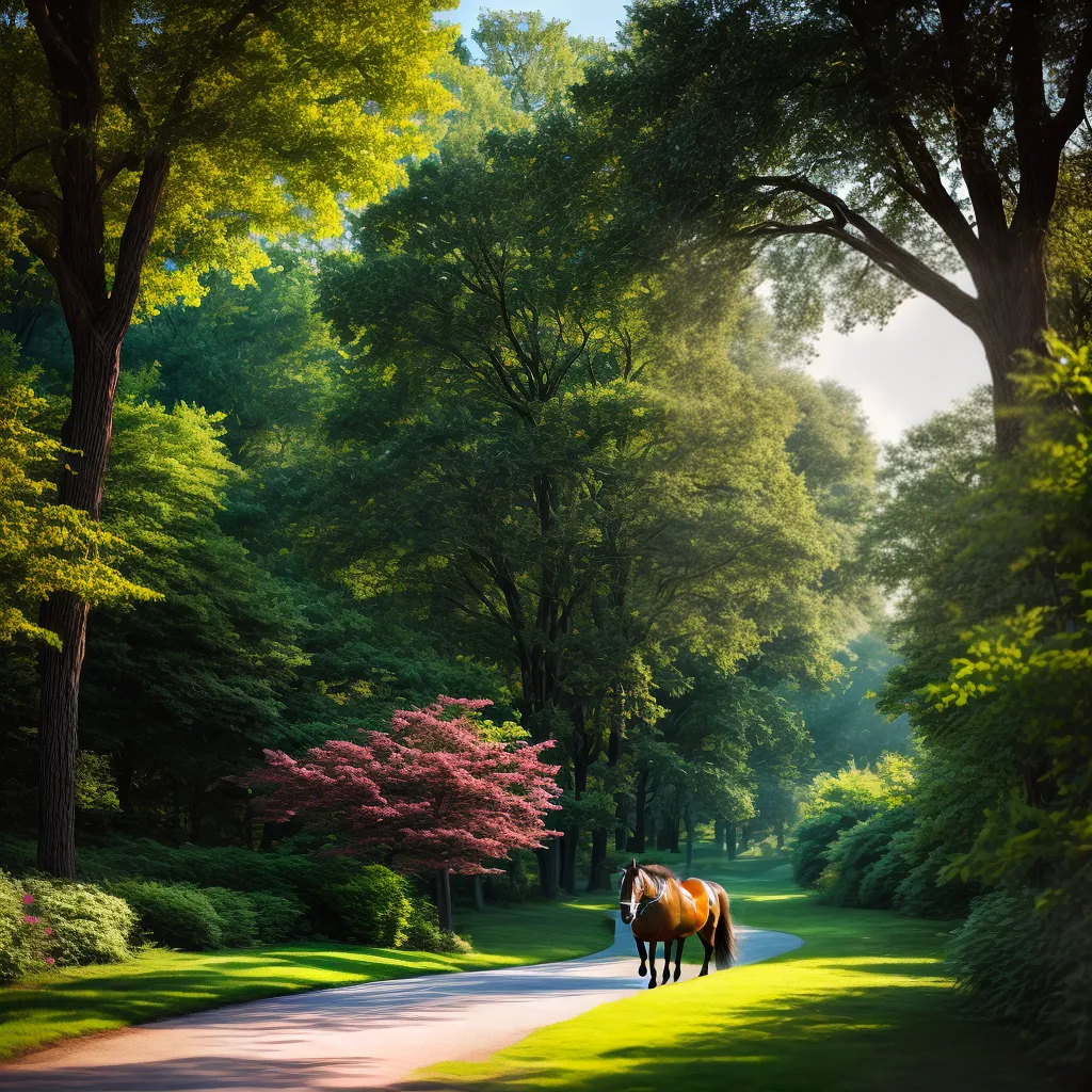 Significado de sonhar com jardins e cavalos no turismo rural: desvende seus sonhos 3 Fotos jardim cavalo campo paz natureza