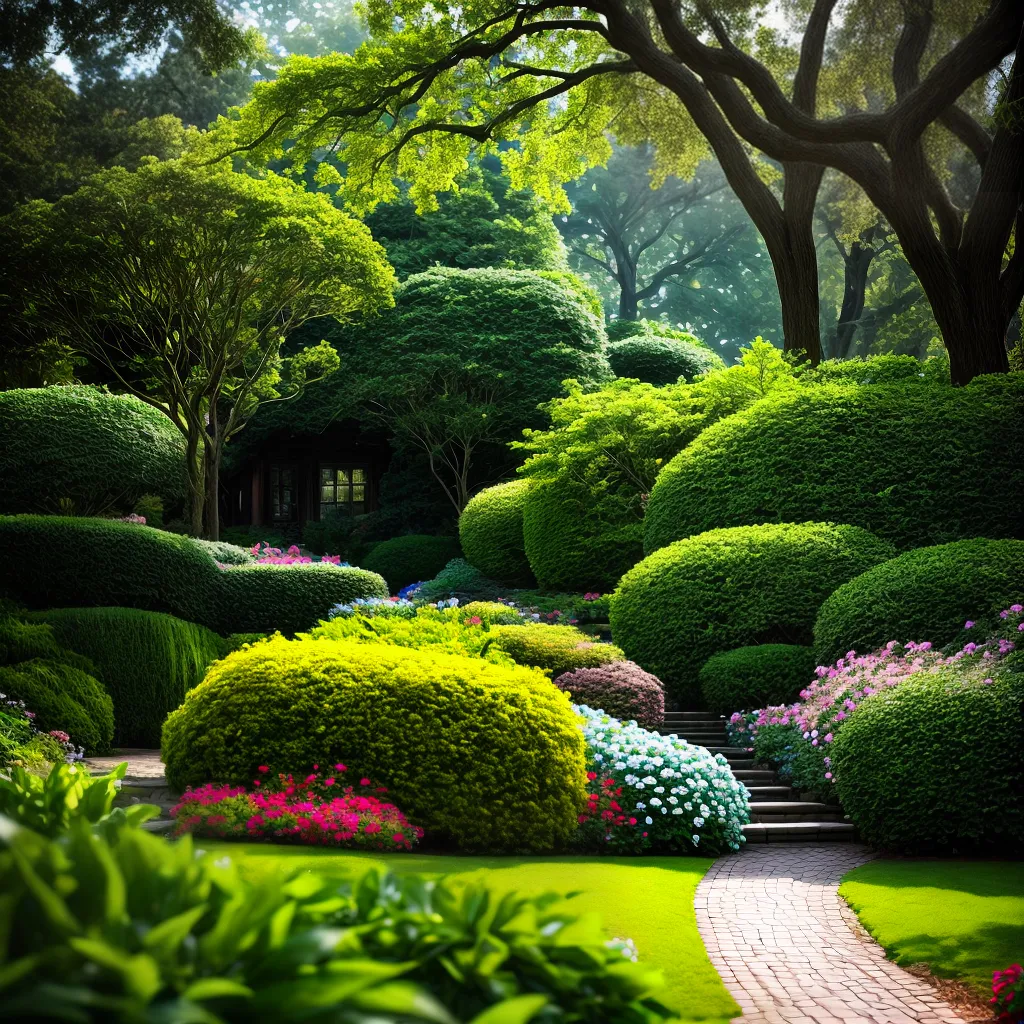 Jardinagem dos Sonhos: Tudo o Que Precisa Saber 6 Fotos jardim colorido arvores ceu azul