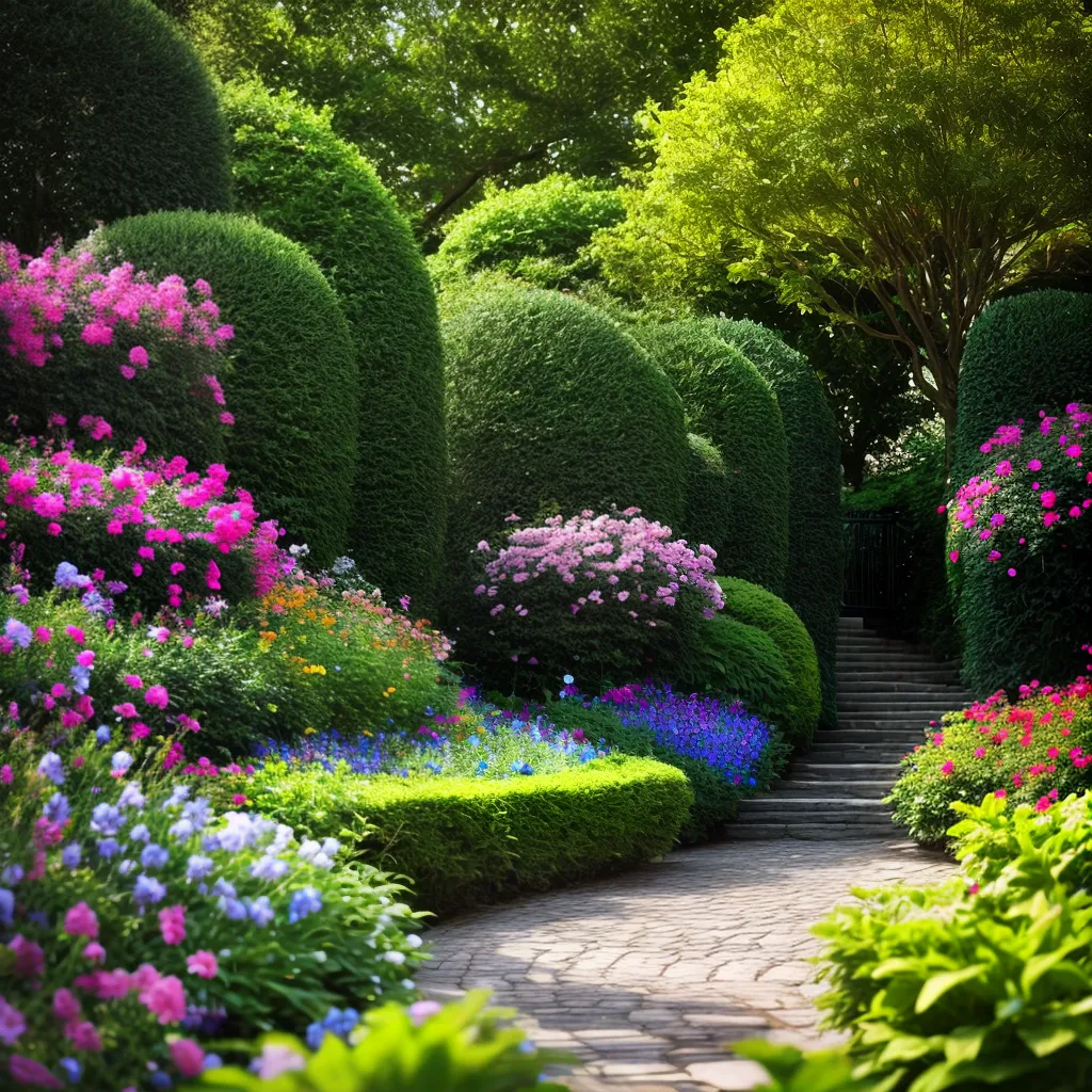 Jardim Imaginário: Descubra o que Significa Sonhar com Jardins 4 Fotos jardim colorido cerca borboletas banco