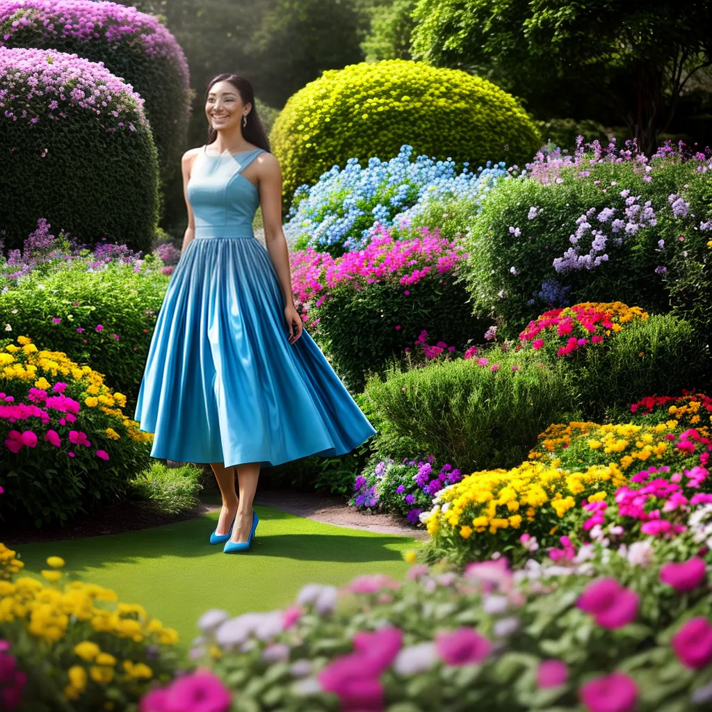 Significado de Sonhar com Flores Jubilantes em um Jardim - Revele o Mistério! 4 Fotos jardim colorido felicidade sorriso