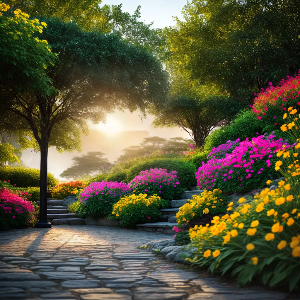 Hortas em Florescência: Descubra o que Significa Sonhar com um Lindo Jardim 2 Fotos jardim colorido flores abelhas sol
