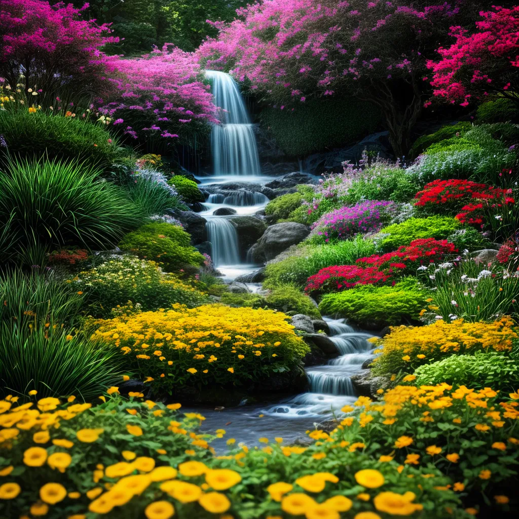 Fotos jardim colorido flores cultivo crescimento