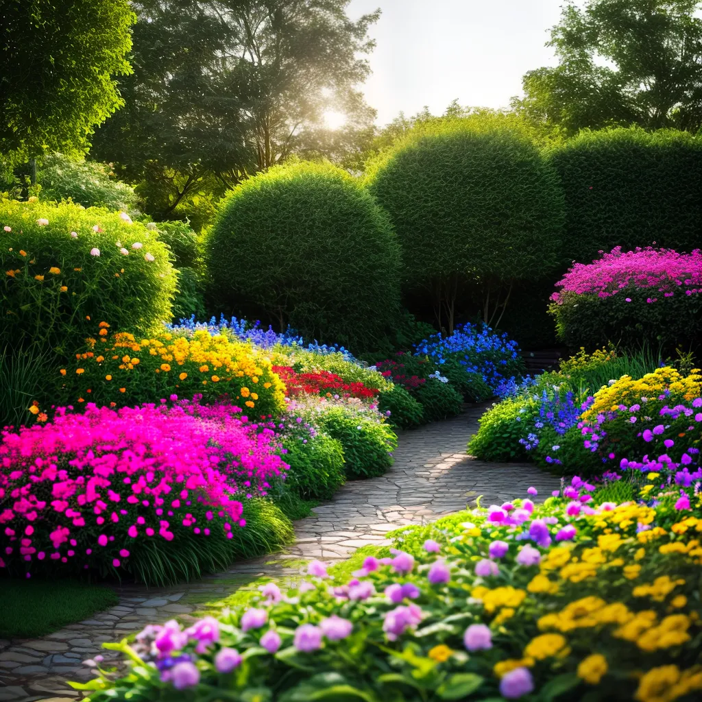 Hortas em Florescência: Descubra o que Significa Sonhar com um Lindo Jardim 4 Fotos jardim colorido flores sol paz