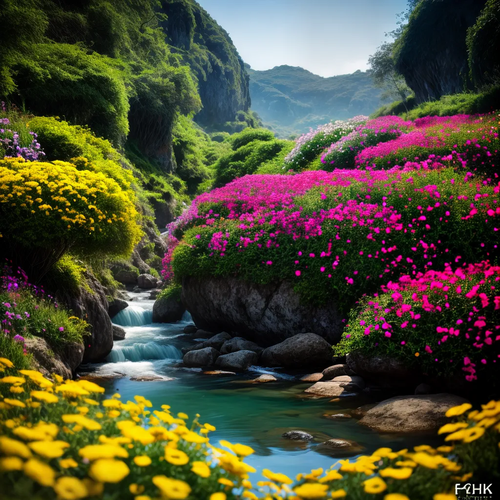 Fotos jardim colorido flores sono