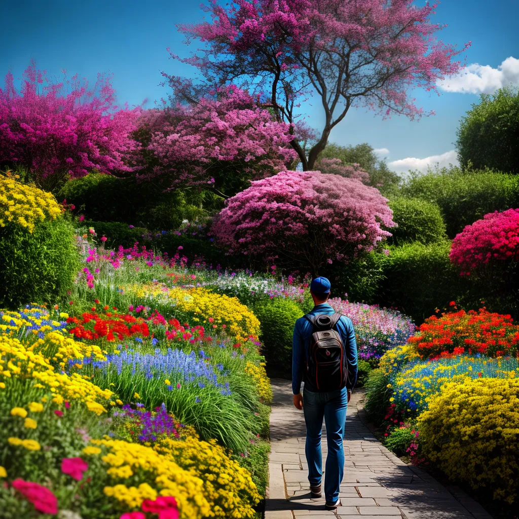 Jardim Florido: Entenda o Significado de Sonhar com Flores 6 Fotos jardim colorido pessoa flores felicidade