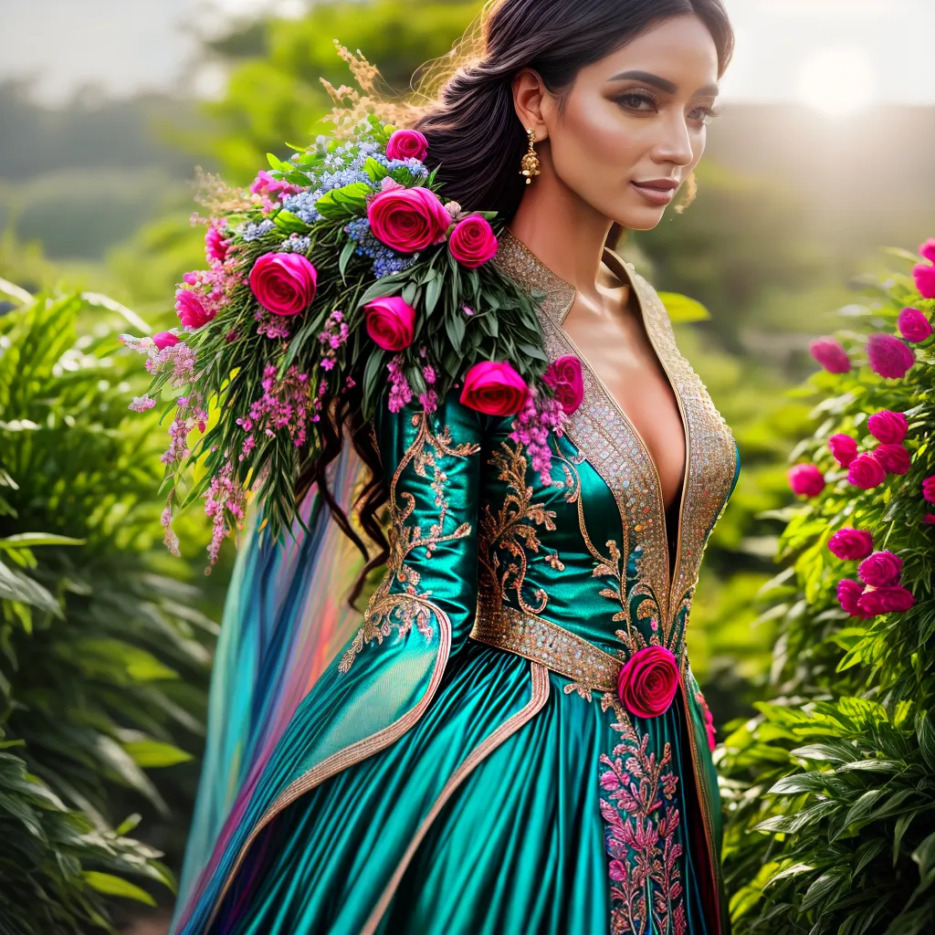 Flora, Possibilitação e Roupa: Desvende o mistério por trás dos seus sonhos. 5 Fotos jardim colorido pessoa sonhos
