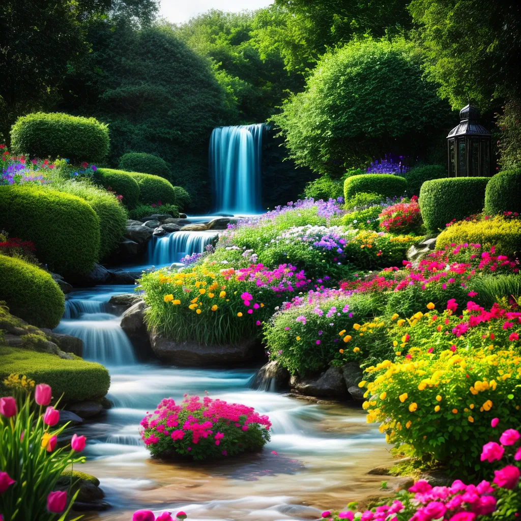 Sonhos e Flores: O Significado de Sonhar com Jardim. 2 Fotos jardim colorido sonho paz crescer