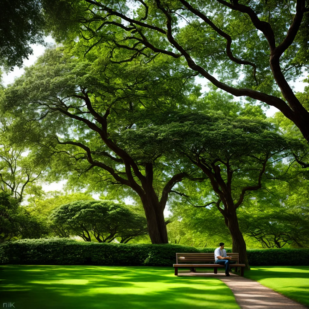 10. Jardins em Sonhos: Descubra todos os seus Significados! 5 Fotos jardim flores arvores banco pensativo