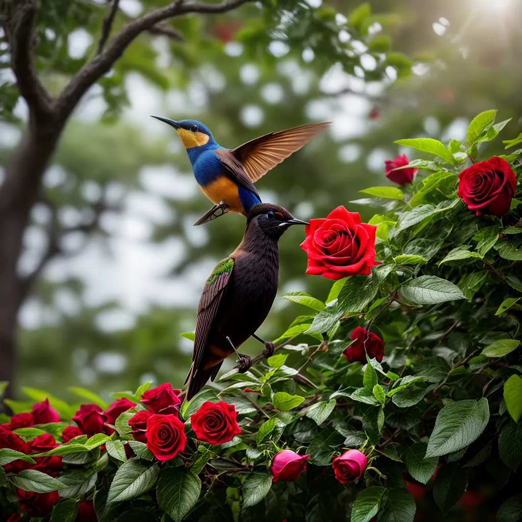 Conheça o significado de sonhar com Beija-flor, Boiadeiro e Colibri 5 Fotos jardim flores beijaflor boiadeiro colibri 1