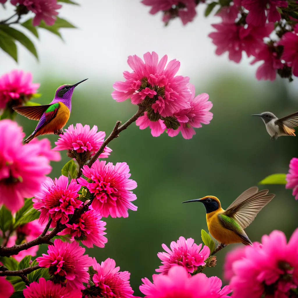 Conheça o significado de sonhar com Beija-flor, Boiadeiro e Colibri 3 Fotos jardim flores beijaflor boiadeiro colibri