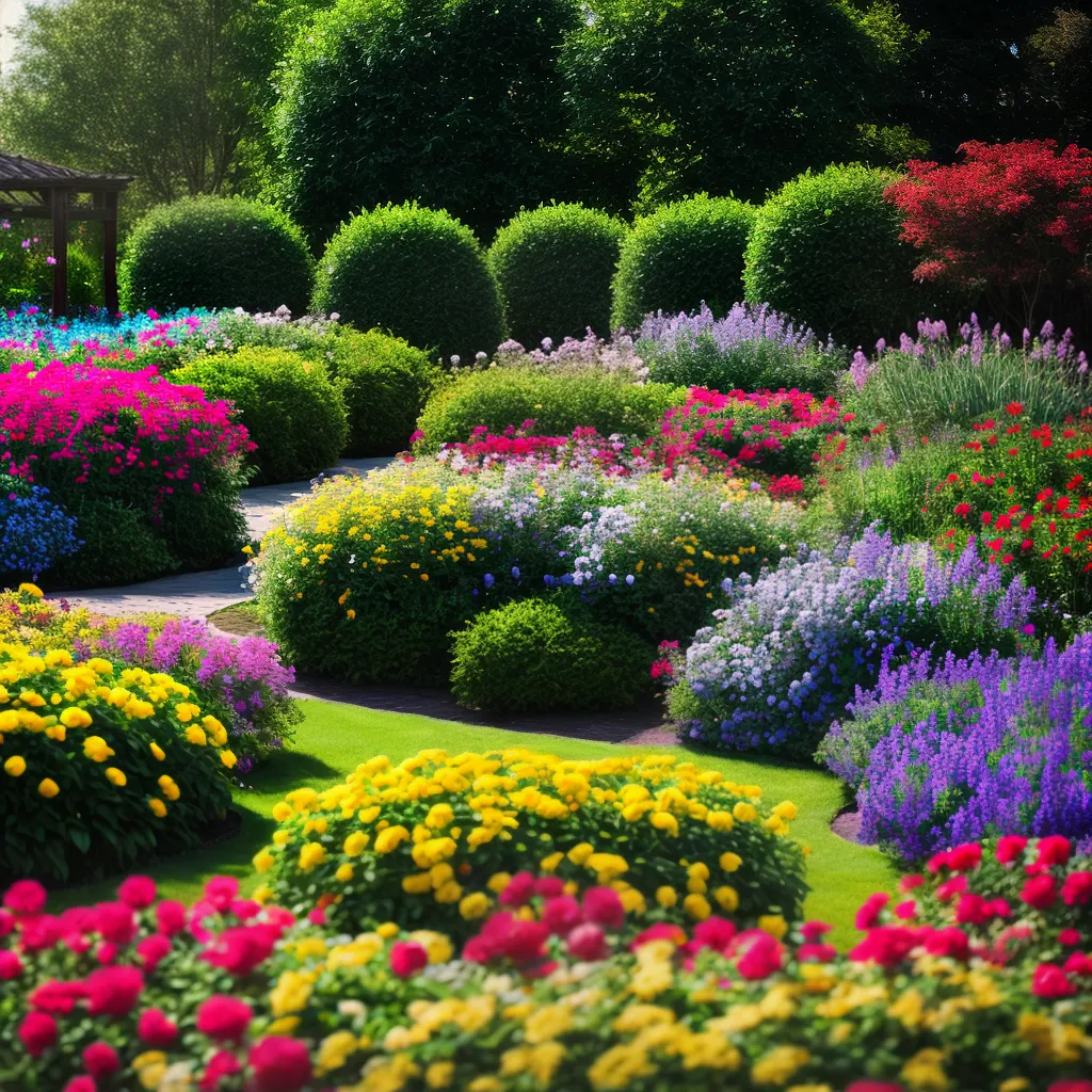 Fotos jardim flores coloridas vida natureza