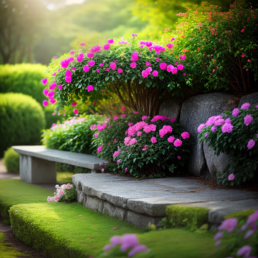 Coroa de Flores: O Significado dos Sonhos 2 Fotos jardim flores coroa pedra sonho