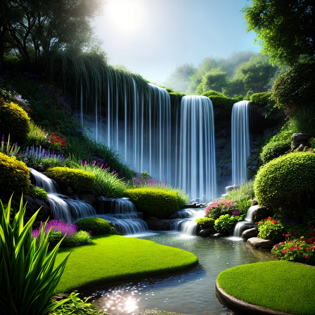 Desvendando o Significado dos Sonhos: Borbulhar e Irrigação Subterrânea 4 Fotos jardim flores fonte ideias subconsciente