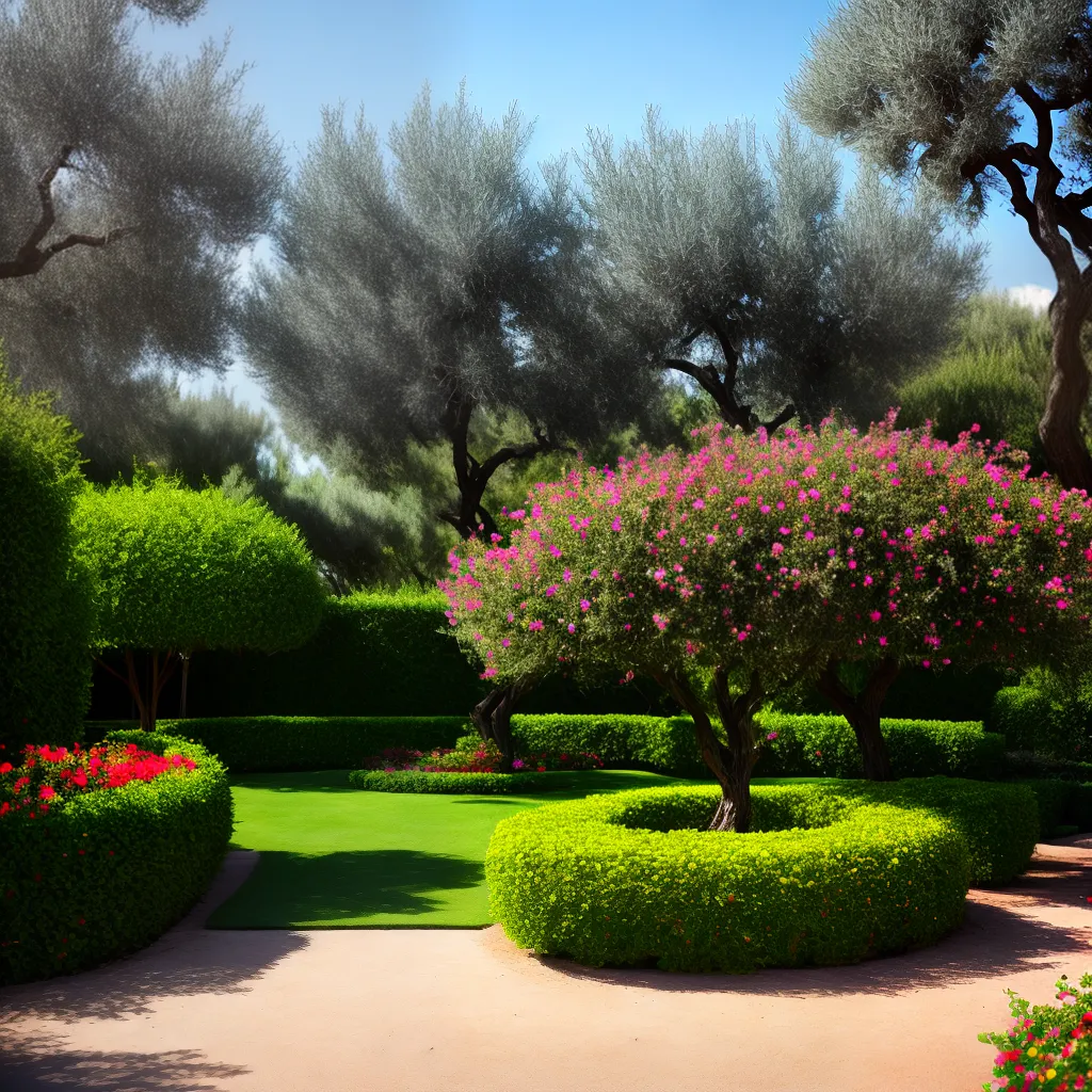 Os Segredos por trás da simbologia de sonhar com Flores, Olivas e Serpentes. 4 Fotos jardim flores oliveiras cobra