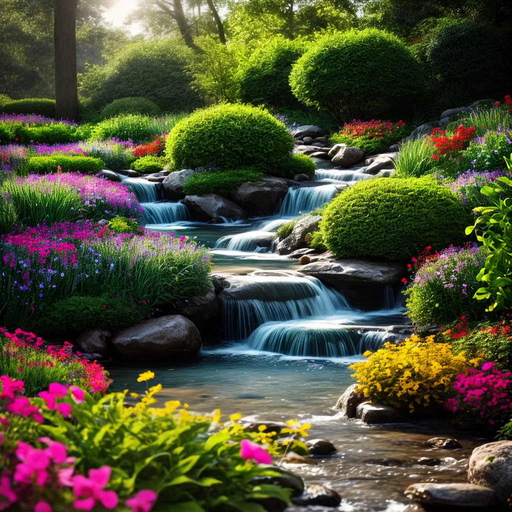 Desvendando o Significado de Sonhar com Paisagismo 4 Fotos jardim flores verde transformacao