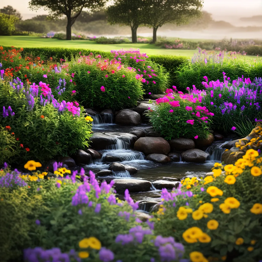 Descubra os Significados por Trás dos Sonhos com Jardins Florescentes 3 Fotos jardim flores vibrantes crescimento 1