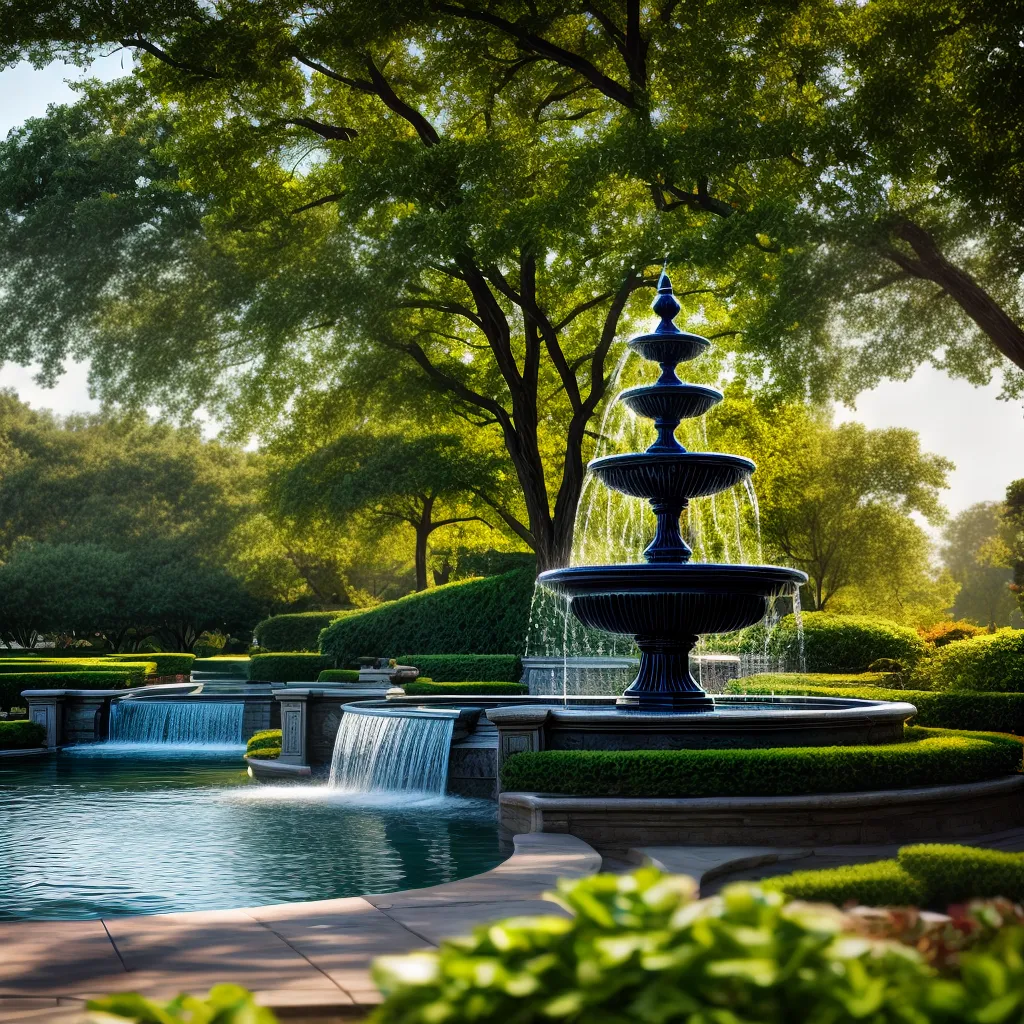 Descubra o Significado de Sonhar com Fontes de Água 5 Fotos jardim fonte serena crescimento prosperidade