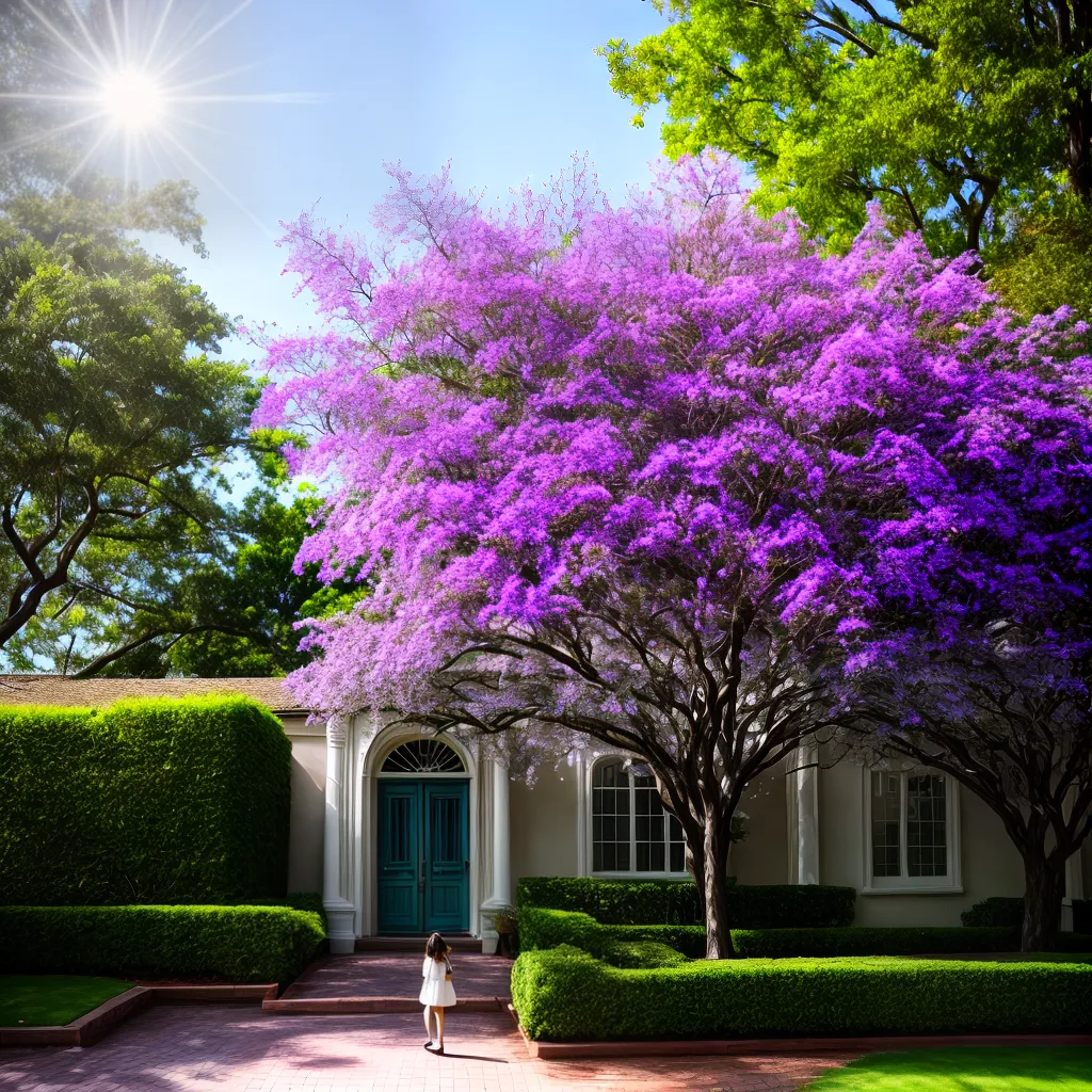 Fotos jardim jacaranda periwinkle paz
