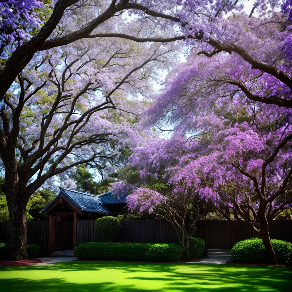 Fotos jardim jacaranda vinca serenidade