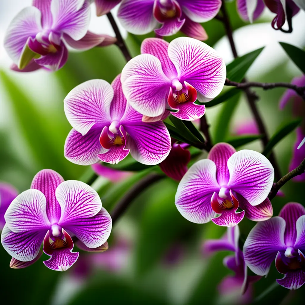 Fotos jardim orquideas coloridas paz 1