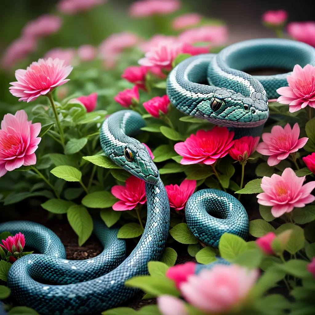 Fotos jardim serpente flor sonho
