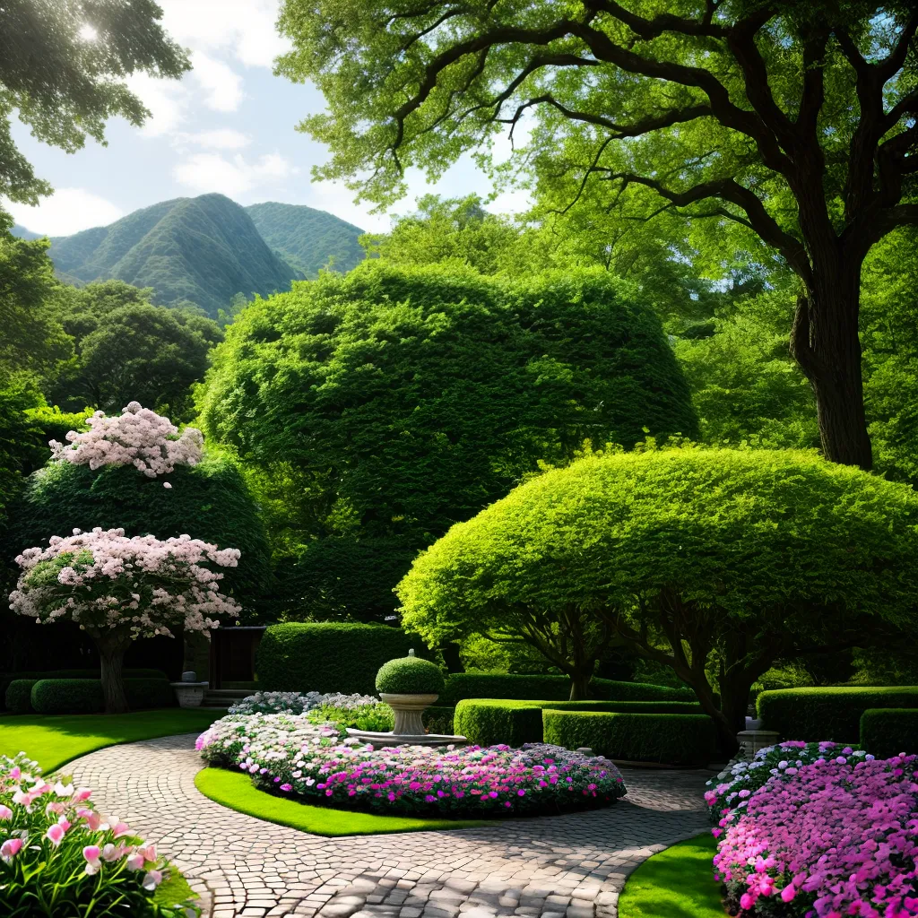 Fotos jardim simbolismo flores arvores