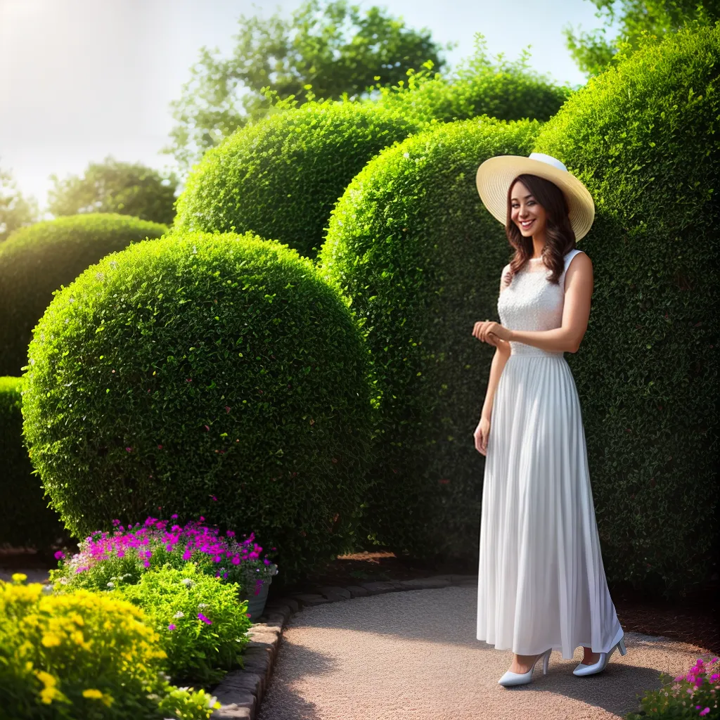 Fotos jardim sonho mulher flores cerca