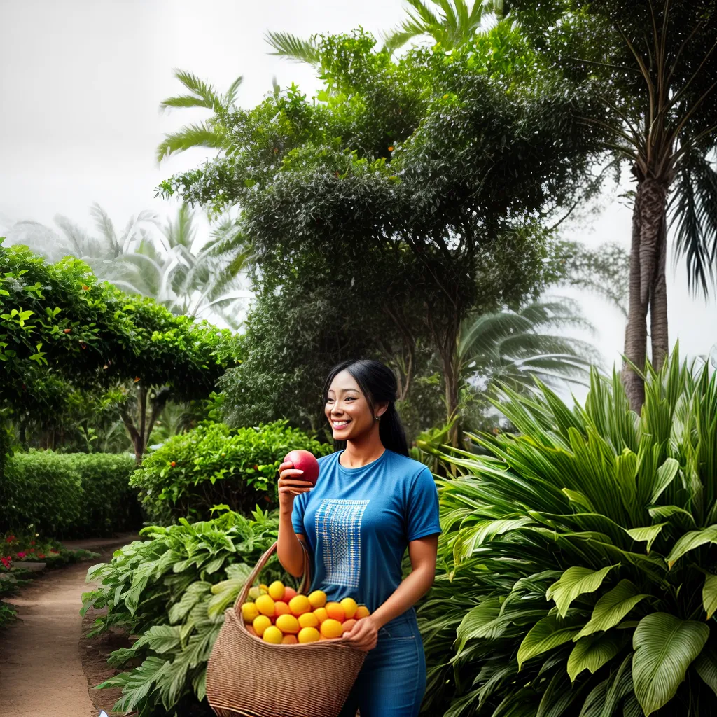 Revelando o Significado de Sonhar com Frutas Tropicais 6 Fotos jardim tropical frutas cesto sonho