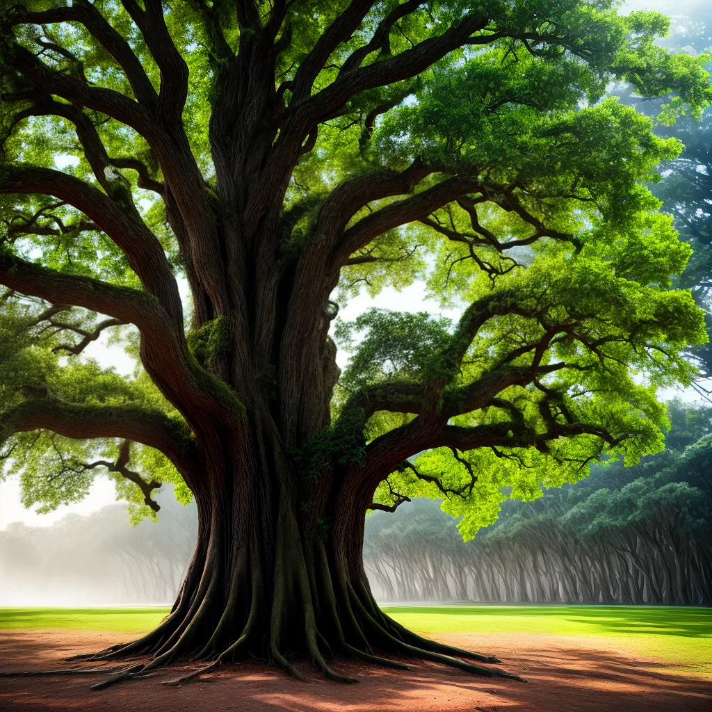 Árvore de Jatobá em Sonho: simbolismo ancestral e natural. 2 Fotos jatoba arvore raizes espiritual natureza