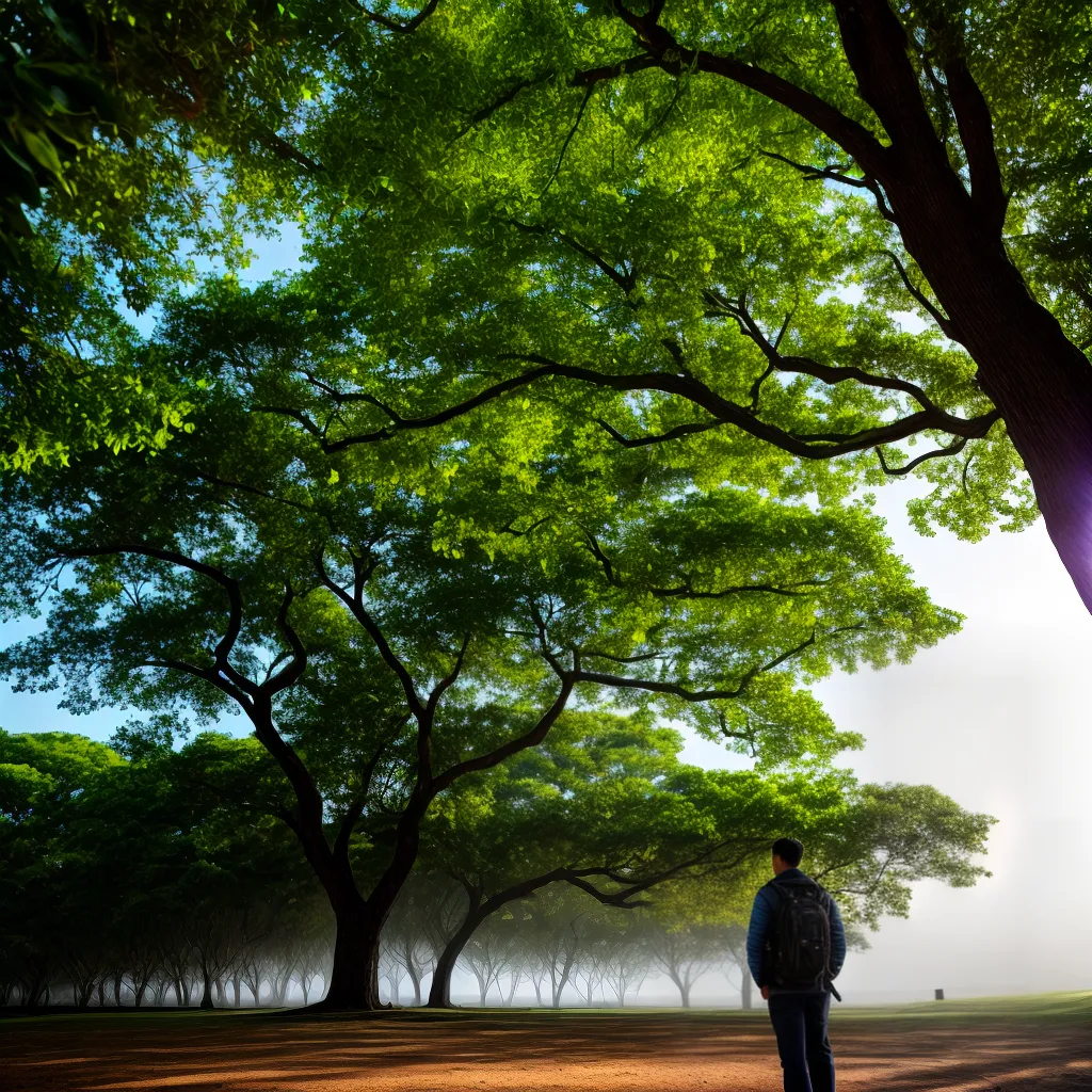 Título 9: Significado de sonhar com jatobá, árvore nativa do Brasil 2 Fotos jatoba imponente sol folhas verdes paisagem