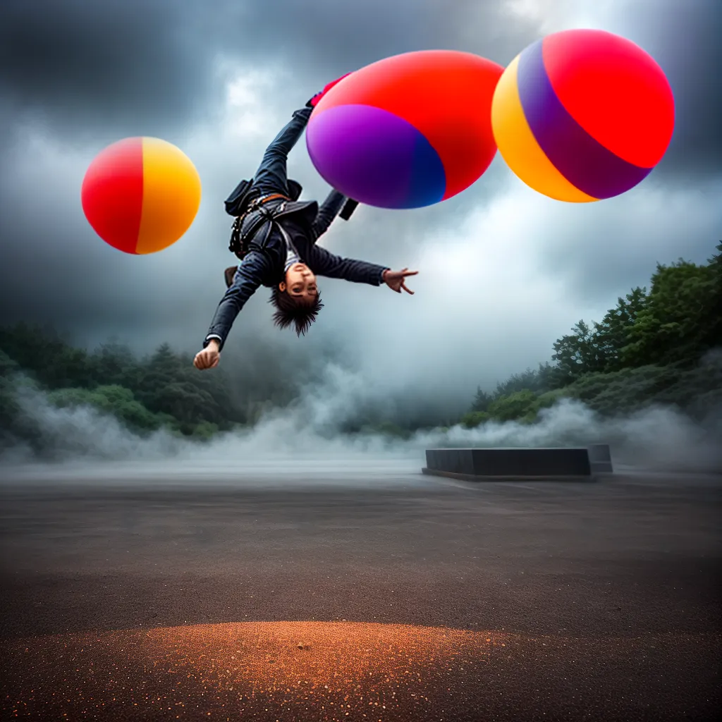 Desvendando a Malabarismo Aéreo dos Sonhos 3 Fotos juggler equilibrio sonhos cores