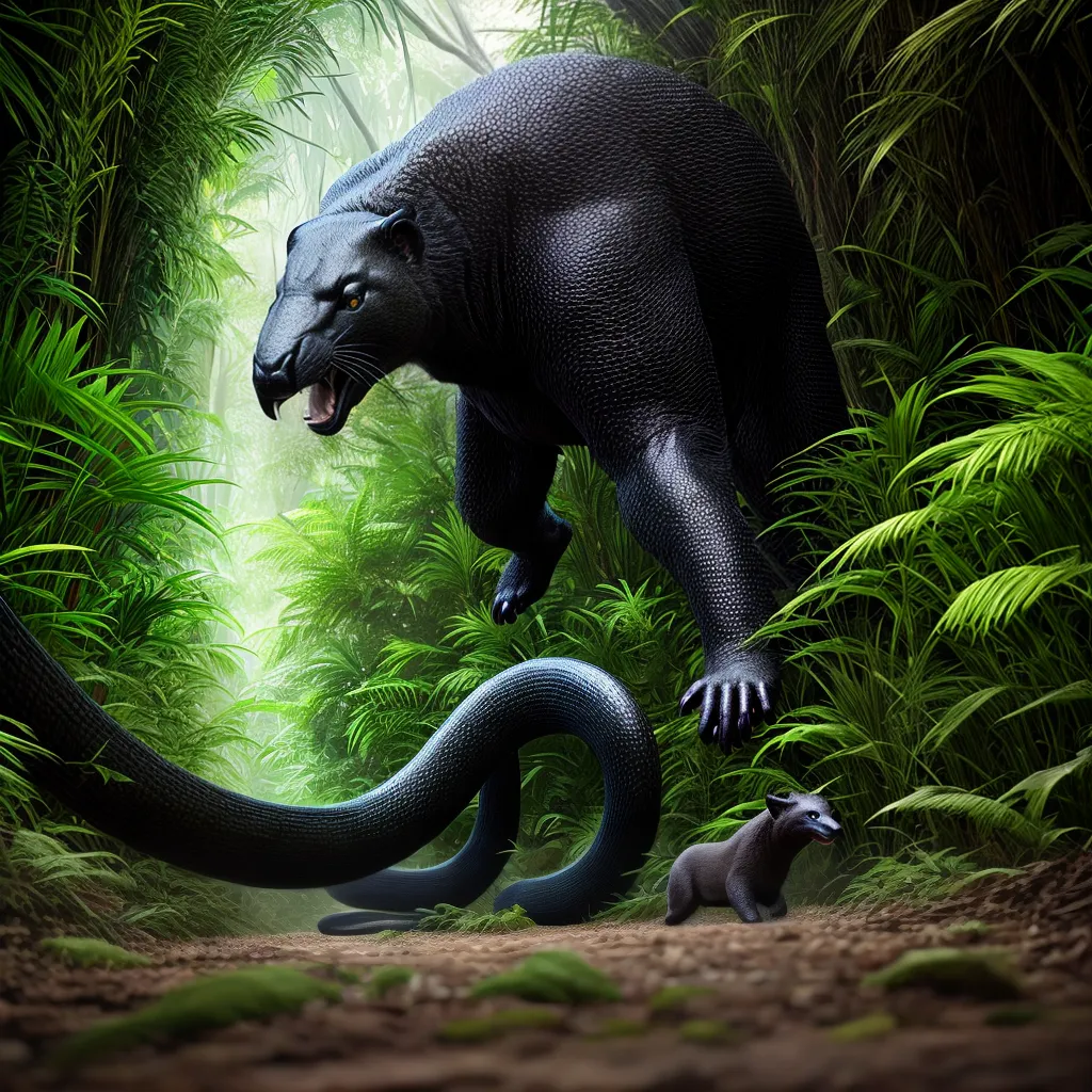 Significados de Sonhar com Jibóias e Juruparanás Enormes 2 Fotos jungle anaconda jaguar sonho medo