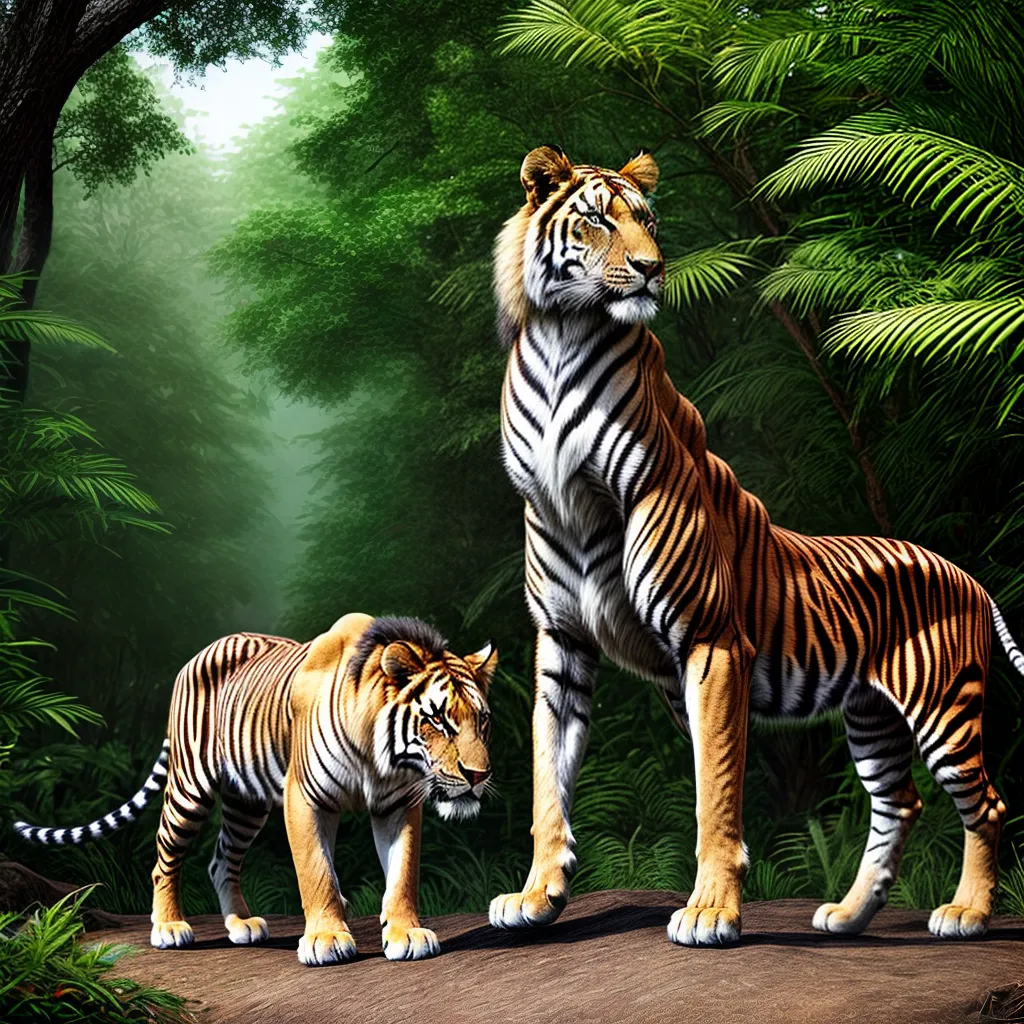 Fotos jungle leao tigre zebra instinto