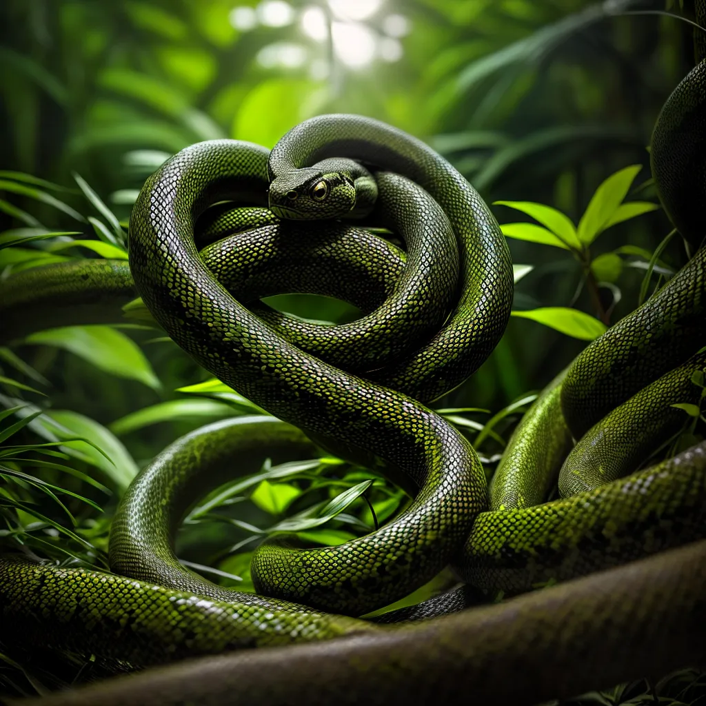 Fotos jungle serpente misterio simbolo