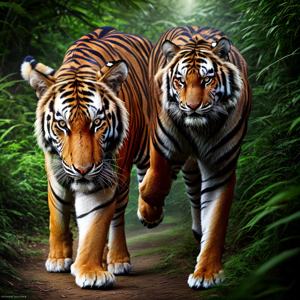 Fotos jungle tigre olhar intenso misterio