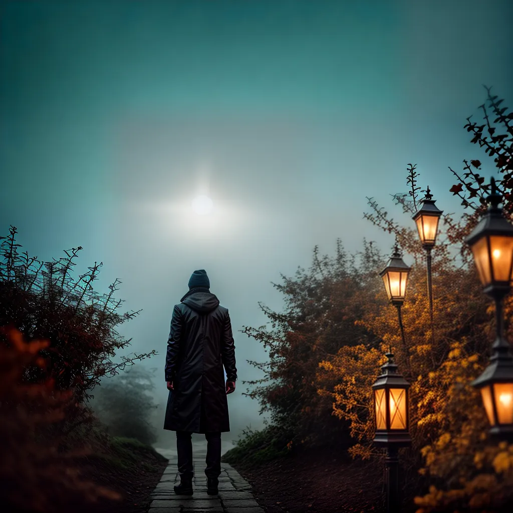 Hemisfério dos Sonhos: Decifrando os Mistérios do Subconsciente 6 Fotos labirinto misterioso lanterna jornada