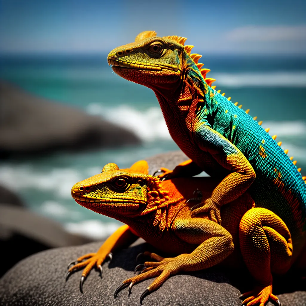 Fotos lagarto fogo adaptacao confianca