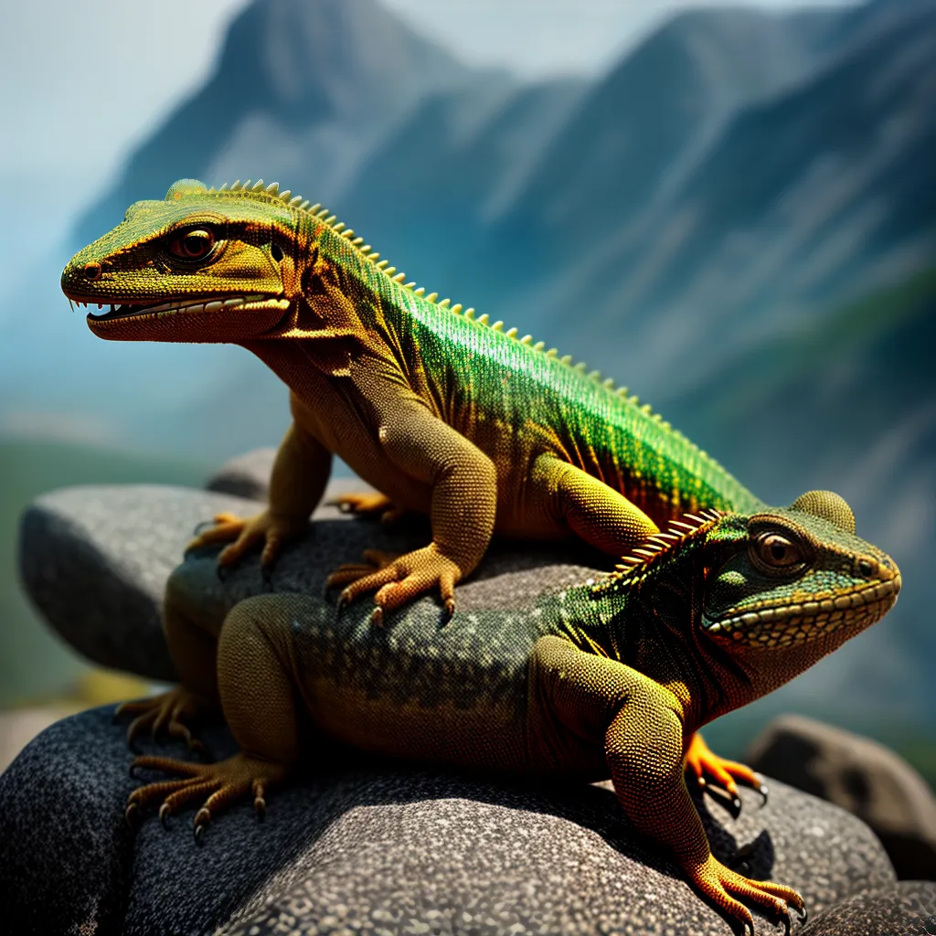 Fotos lagarto fogo caminhada confianca