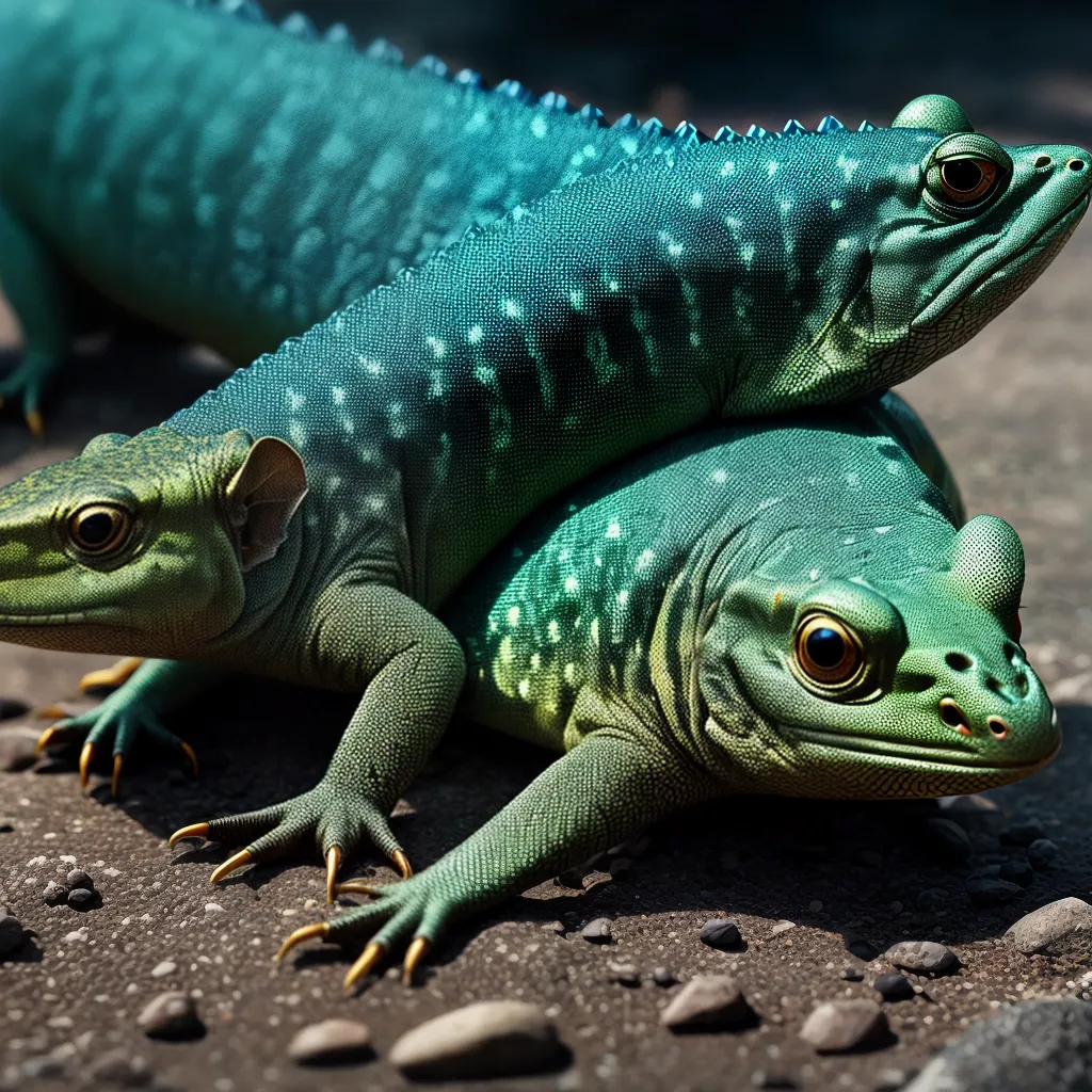 Fotos lagarto pedra ceu arvores serenidade