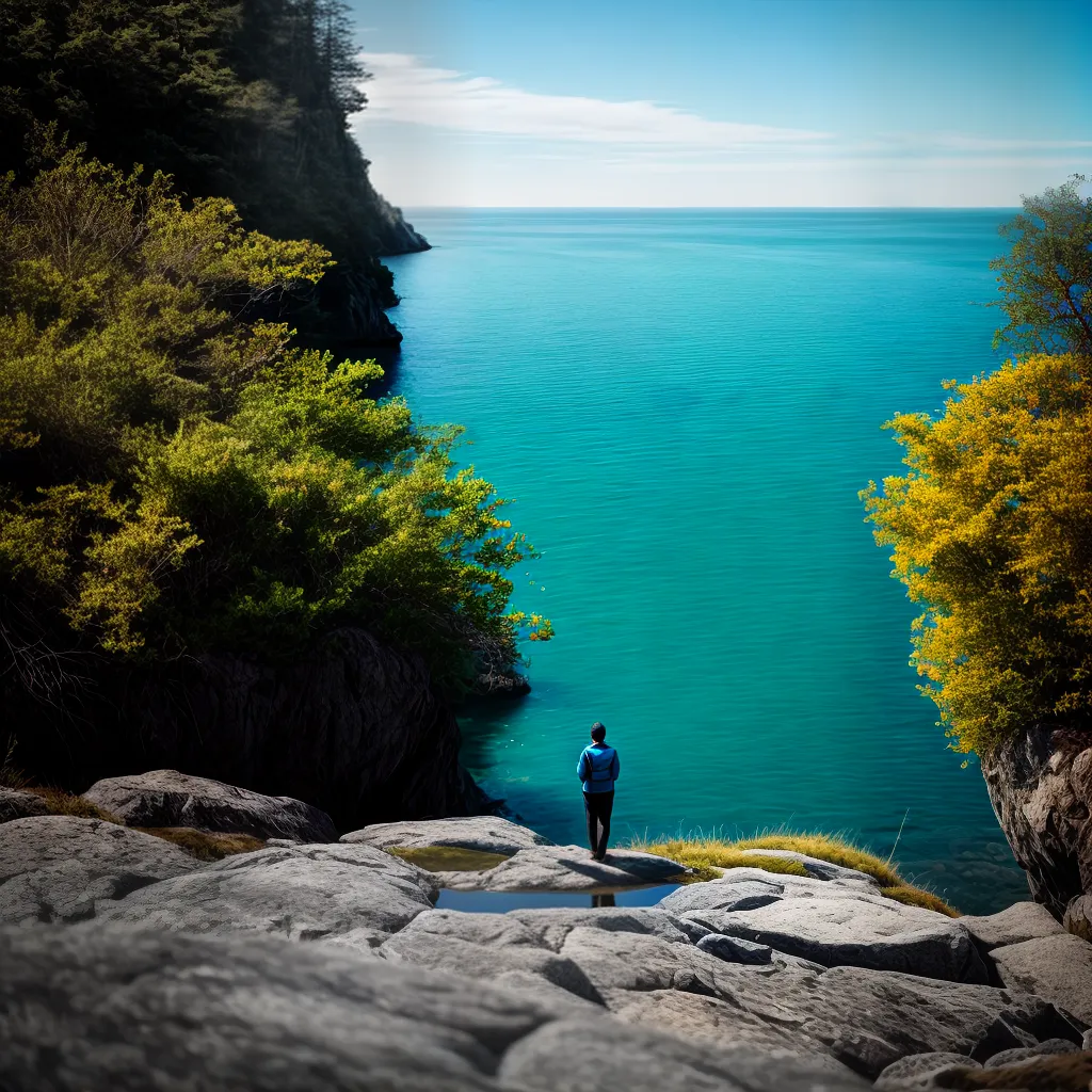 Descubra o que Significa Sonhar com Água e seus Significados 2 Fotos lago azul reflexo pessoa introspectiva