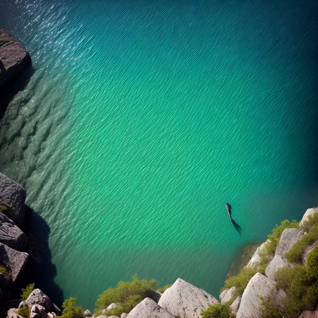 Fotos lago azul reflexo sonhador fluir