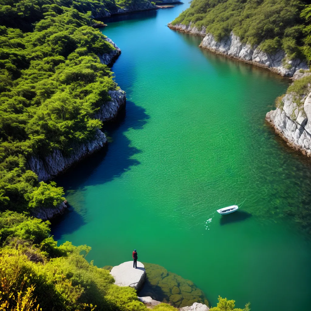 Blog: O que Significa Sonhar com Água Limpa e Cristalina 2 Fotos lago cristalino sol paz